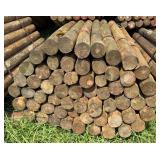 4x7 Treated Tapered Fence Post