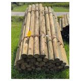 4x7 Treated Tapered Fence Post