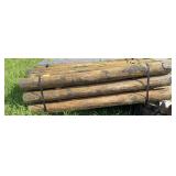 8x8 Treated Tapered Fence Post
