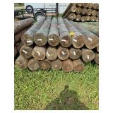 8x8 Treated Tapered Fence Post