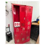 Caryville Elementary school red lockers