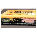 LOT WITH PERFUME AND RELATED BOOKS