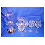 LOT WITH GLASS STEMWARE