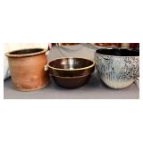 3 PIECES INCLUDES VINTAGE POTTERY