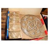 4 SETS OF 8 PIECE EAPG SNACK SETS