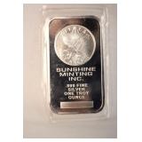 1 TROY OZ SILVER BAR