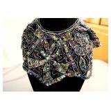 VINTAGE SHAWLS AND BEADED COLLAR LOT