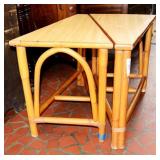 PAIR OF RETRO TRIANGLE END TABLES