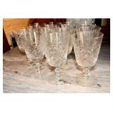 15 LOTUS FLOWER GLASS STEMS