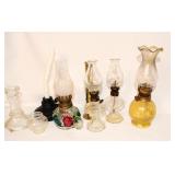 MISC LOT WITH MINI OIL LAMPS