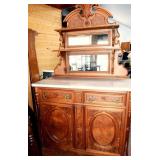 ANTIQUE VICTORIAN WALNUT SIDEBOARD