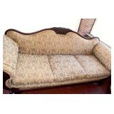 VINTAGE DUNCAN AND PHYFE UPHOLSTERED SOFA