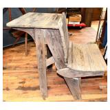 VINTAGE OAK SCHOOL DESK