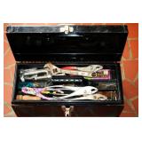 STACK ON METAL TOOLBOX WITH TOOLS