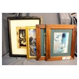 4 PIECE FRAMED ART