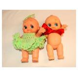 2 RETRO KEWPIE DOLLS