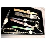 TRAY WITH SOME VINTAGE WATCHES