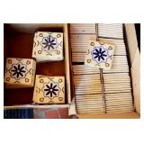 LOT OF DECORATIVE TILE