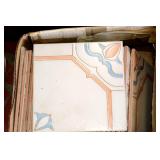 LOT OF DECORATIVE TILE