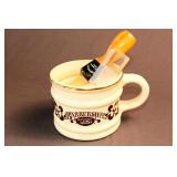 BARBERSHOP MUG AND SHAVING BRUSHES