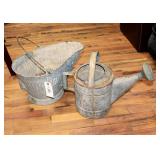 2 GALVANIZED BUCKETS
