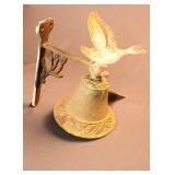 CAST IRON WALL MOUNT GOOSE BELL