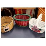 LOT OF WICKER BASKETS