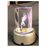 ANGEL CRYSTAL BLOCKS WITH TURNTABLE LIGHTS