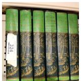 6 VOLUMES OF THE NATURE LIBRARY ANTIQUE BOOKS
