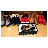 LOT OF LADIES SHOES SOME VINTAGE