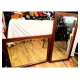 2 ANTIQUE WALL MIRRORS
