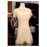 LOT OF 10 SOME VINTAGE KNIT AND LACE DRESSES