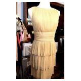 LOT OF 7 DRESSES AND 1 JACKET SOME VINTAGE