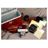 VINTAGE KODAK RETINA CAMERA WITH ACCESSORIES
