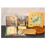 Decorative Items With Wooden Trivet