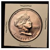1980 One Silver Eagle, Authenticated by XRF