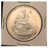 Seated Liberty One Troy Ounce .999 Silver Round