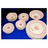 Vintage Johnson Bros Rose Bouquet Ironstone Set