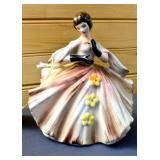 Vintage Lefton Figurine Model 1225 Ceramic Woman