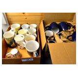 Ceramic Mug Lot with Various Designs