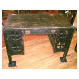 Vintage Arts and Crafts Style Solid Wood Desk