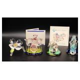 4 Crystal World Figurine Set