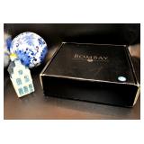KLM Delft Bottle, Decorative Ball, and Plate Set