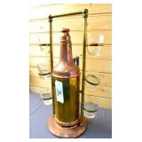 Copper and Brass Color Drink Dispenser