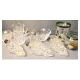 Lot of Crystal and Glass Items