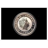 2013 Australian Kookaburra .999 Silver Dollar Coin