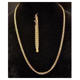Marked 925 Italy HCT Chain Set, Read Description