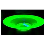 Depression Green Uranium Cambridge Etch 727 Bowl