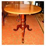 Antique Mahogany 3 Legged Tilt TopTable