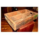 Vintage Wooden PEPSI Crate with Four Sections